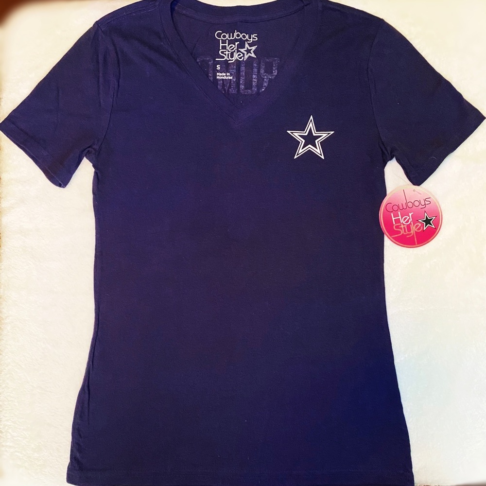 💙NWT💙 NFL~ Dallas Cowboys, Tony Romo #9 Ladies T-shirt~ Navy Blue